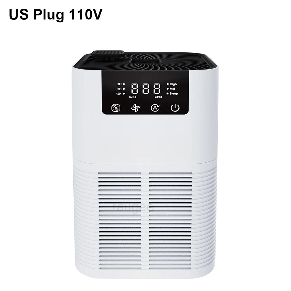 Purificador de aire con filtro HEPA, iones negativos y aromaterapia