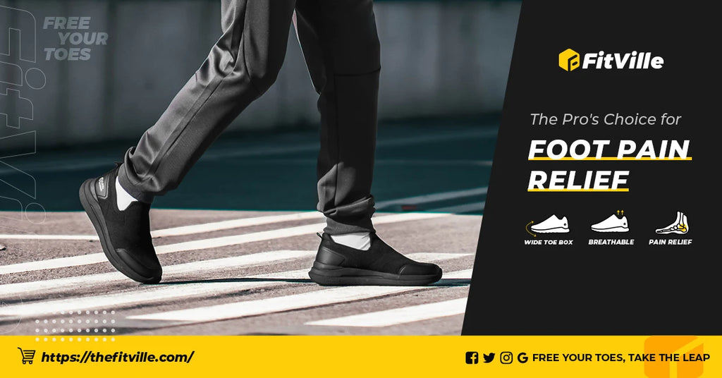 FitVille Zapatos para caminar para hombre, zapatos para fascitis plantar extraanchos, ligeros para pies hinchados, alivio ortopédico del dolor en el pie