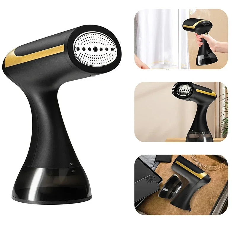 Máquina de planchar colgante portátil de 1500W, máquina de planchar manual, plancha de vapor para el hogar, plancha de vapor húmeda para ropa