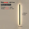 Lámpara de pared impermeable para exteriores, lámparas de pared para jardín, luces LED, fondo de TV nórdico moderno para sala de estar, IP65, arandela de pared de 110/220v