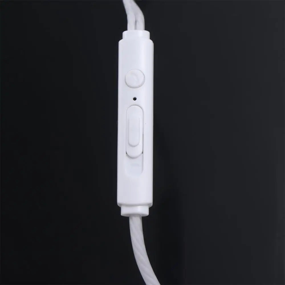 Electrónica portátil estéreo bajo cancelación de ruido 3,5mm para teléfono inteligente auriculares planos auriculares deportivos auriculares con cable