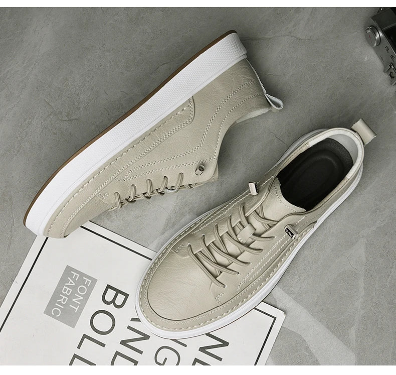 Zapatos de cuero genuino para hombre de marca, cómodas plantillas de suela blanda, zapatos Oxford informales para hombre, calzado deportivo para exteriores