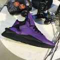 Zapatillas de Deporte con Suela Gruesa para Hombre y Mujer, Estilo Dad Shoes, Color Morado Intenso Black Knight, de Moda, de Caña Alta