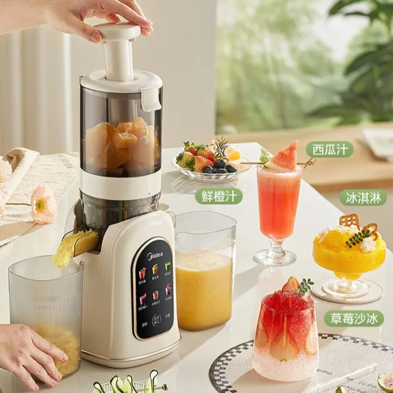 Exprimidor Eléctrico Midea 120W con Separación de Pulpa Automática