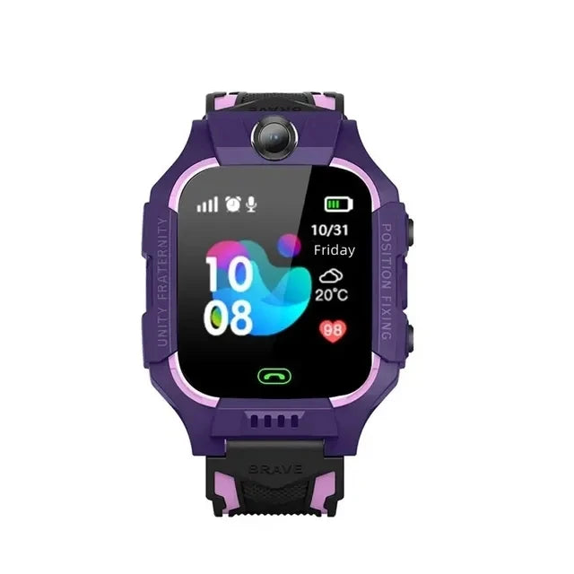 Reloj inteligente para niños 2026 nuevo reloj inteligente con tarjeta Sim para niños llamada Sos teléfono cámara Chat de voz foto niño niña regalo pantalla a Color Q19