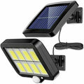 Lámpara de pared dividida con Sensor Solar, 3/2/1 Uds., 3 modos, movimiento impermeable, farolas de jardín, lámpara Solar, luz de jardín 160/120/100COB