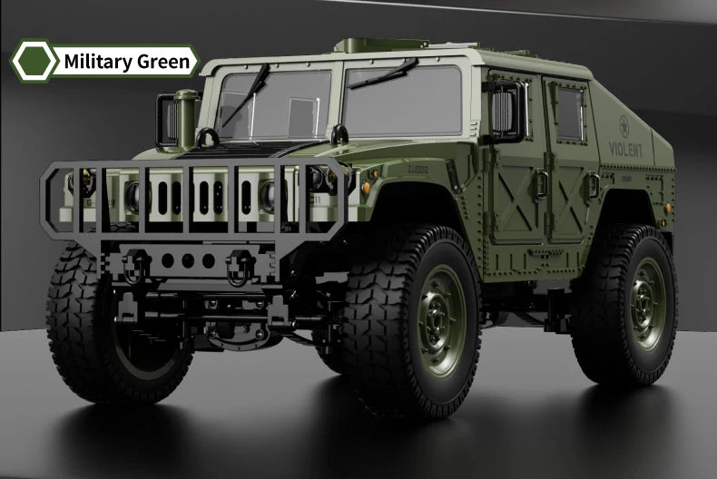 Coche RC Militar C8835, 2.4G 4WD 1:14, Vehículo de Escalada Todoterreno