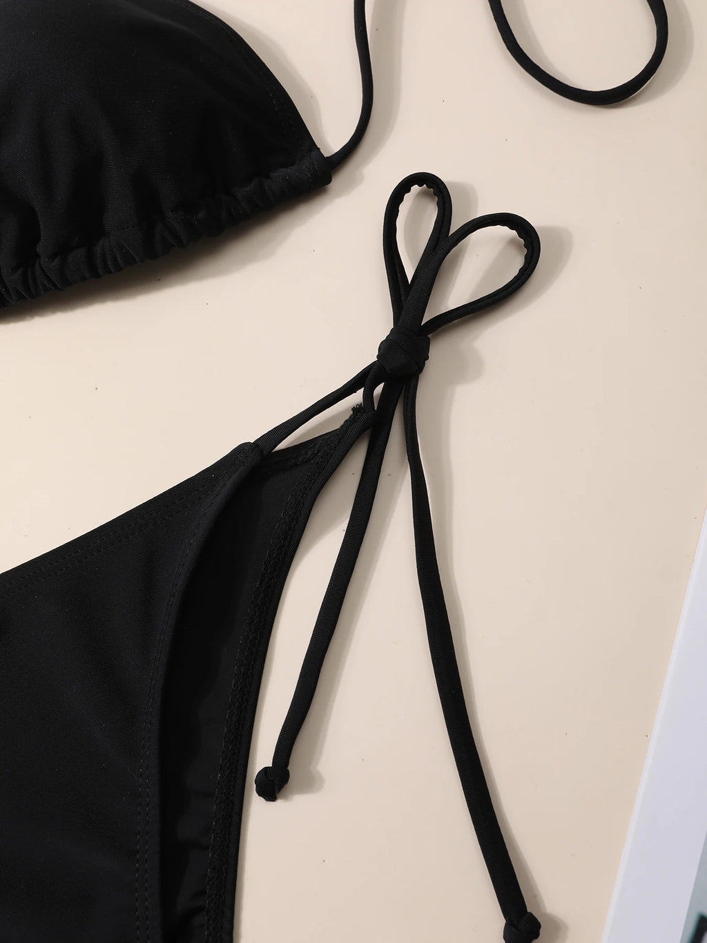 Traje de Baño Bikini de Dos Piezas de Alta Gama para Mujer, Estilo Pure Desire, Sexy, al Estilo de las Celebridades de Internet