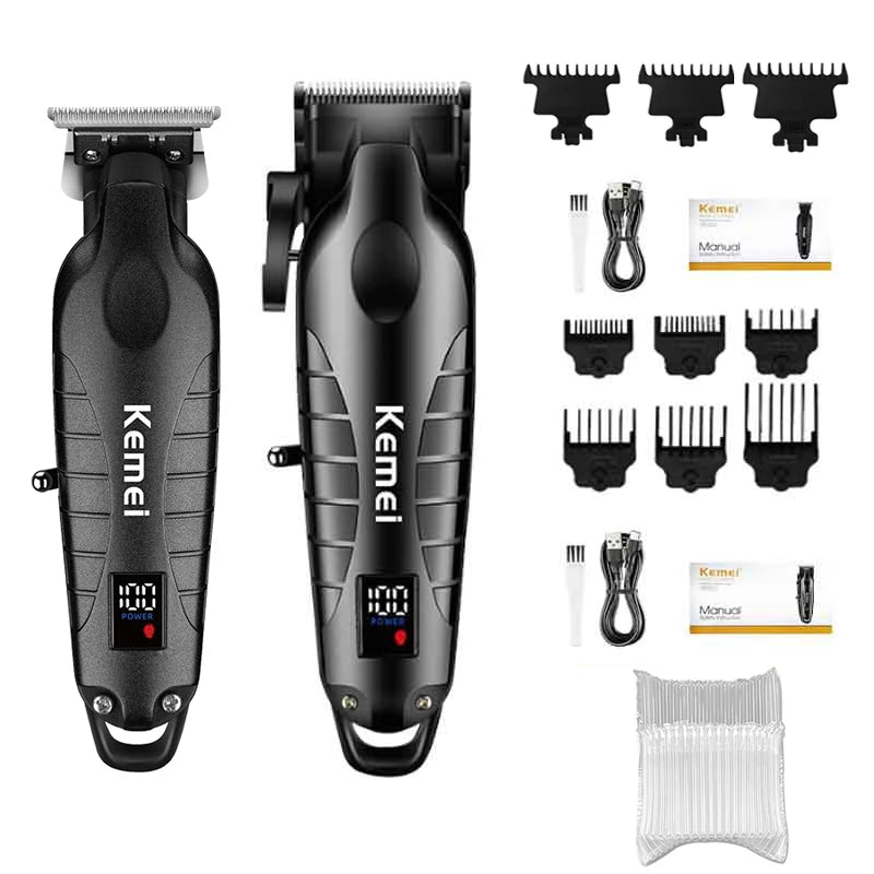 Kit de Cortapelos Profesional, Afeitadora Eléctrica, Modelos KM-2290, KM-2293, KM-1102