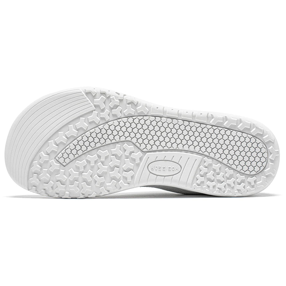 HOBIBEAR Zapatos descalzos de punto, zapatillas unisex con punta ancha y caída cero, zapatos informales transpirables minimalistas para caminar