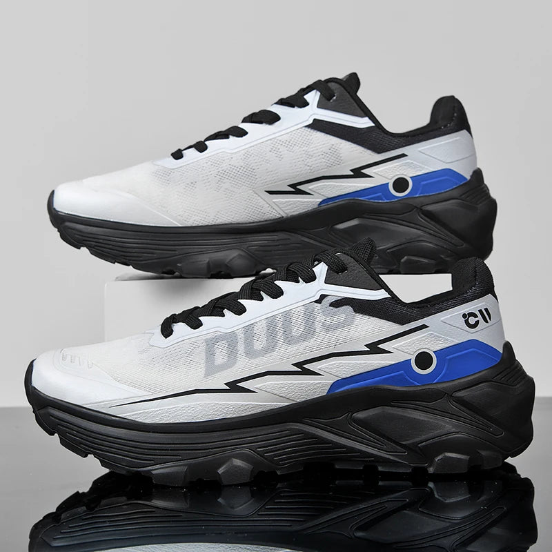 Zapatillas deportivas para hombre antideslizantes y transpirables suela gruesa