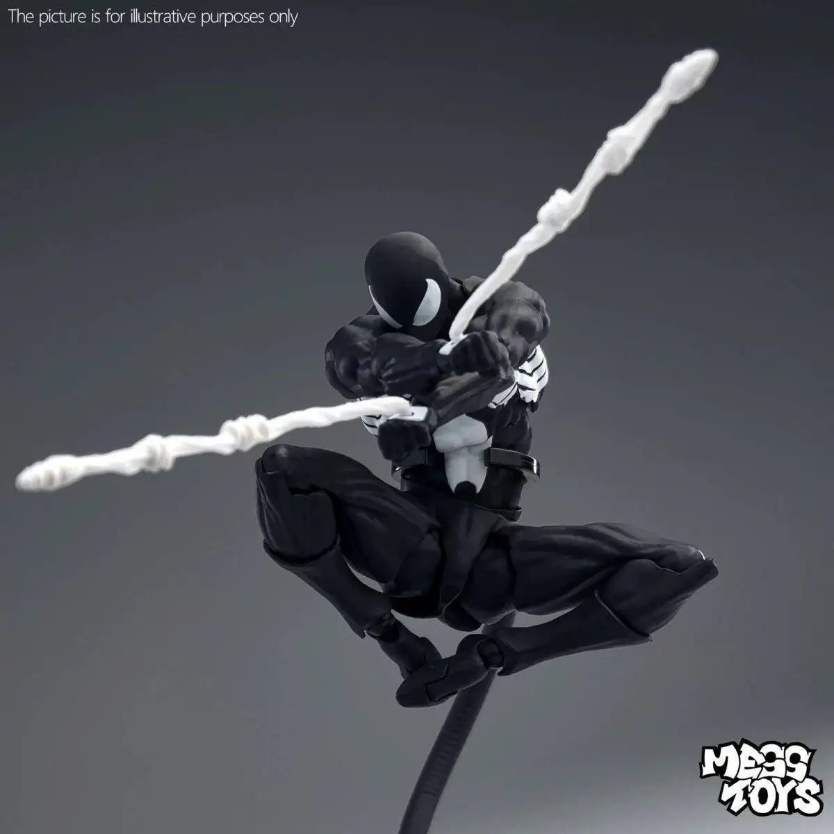 Figura de Acción de 16 cm de Spider-Man Venom Symbiote Kaine Parker Scarlet Spider con Traje Negro y Rojo, Modelo de Anime, Juguetes Coleccionables