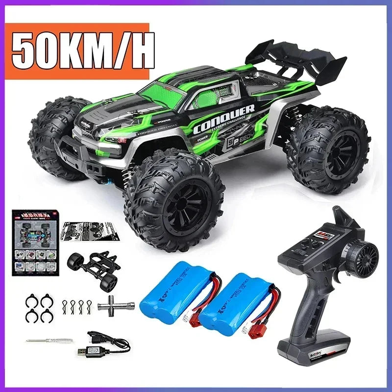 JJRC -Q130 sin escobillas de alta velocidad 70 KM/H4X4 todoterreno 2,4G 4WD Control remoto RC coche 4WD Racing Monster Racing Boy juguete para regalo 1:16