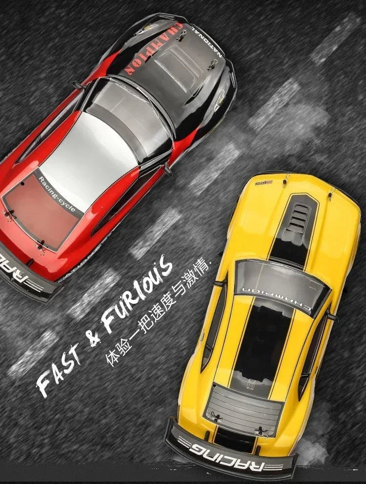 1:10 4wd 70 km/h Rc Drift Car ruedas a la deriva anticolisión todoterreno coches de carreras Rc todoterreno 4 × 4 juguetes Rc Drift Car de gran velocidad