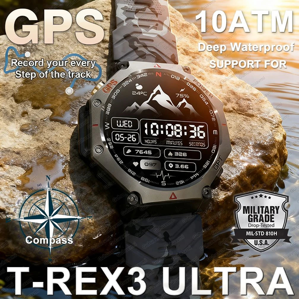 T-Rex 3 Ultra Reloj Inteligente Militar 10ATM