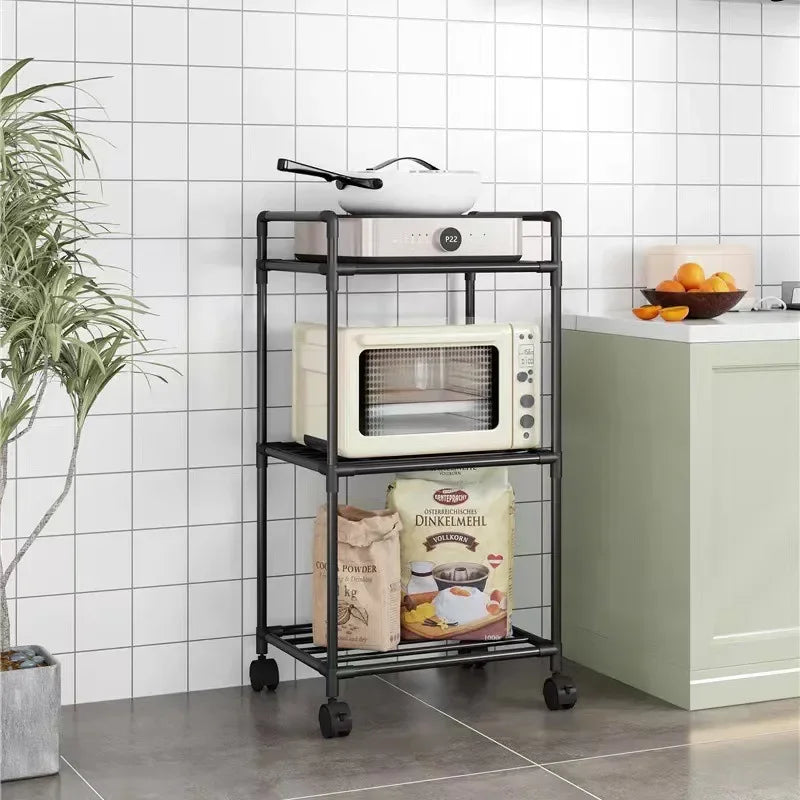 Carrito de almacenamiento multinivel para cocina y baño