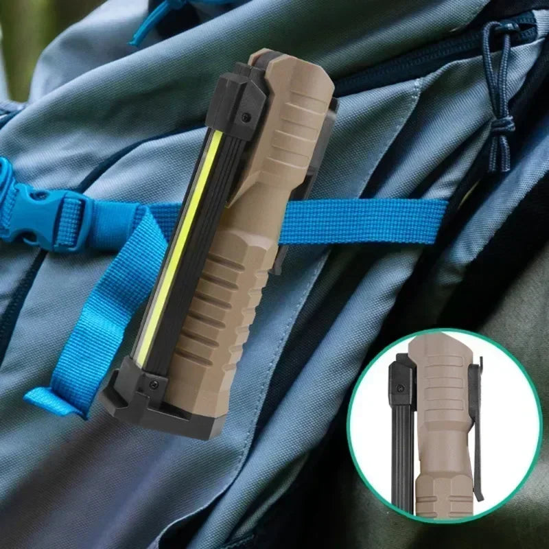 Lámpara de Trabajo Plegable USB Magnética para Camping