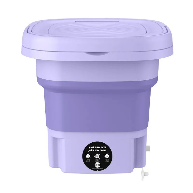 Lavadora portátil plegable para ropa interior y calcetines en viajes