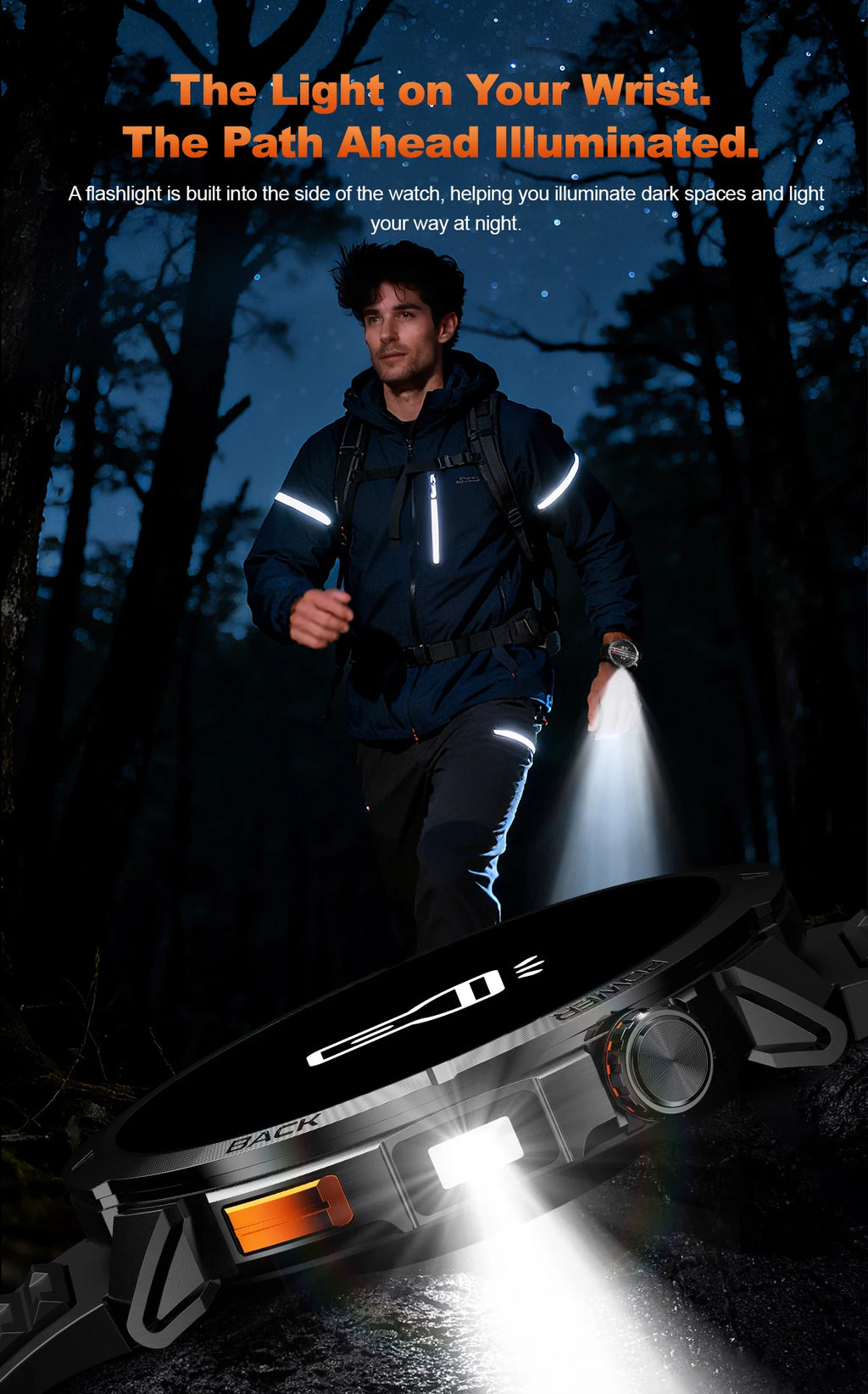 Nuevo Reloj Inteligente T-Rex3 Ultra 2026 con Batería Grande de 1000 mAh, GPS, Resistente al Agua IP68, Linterna LED, Brújula, para Actividades al Aire Libre, Regalo