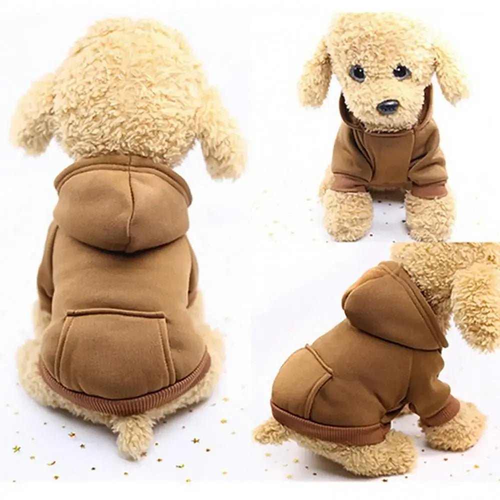 Buzo con Capucha para Perro - Abrigo de Algodón para Mascotas