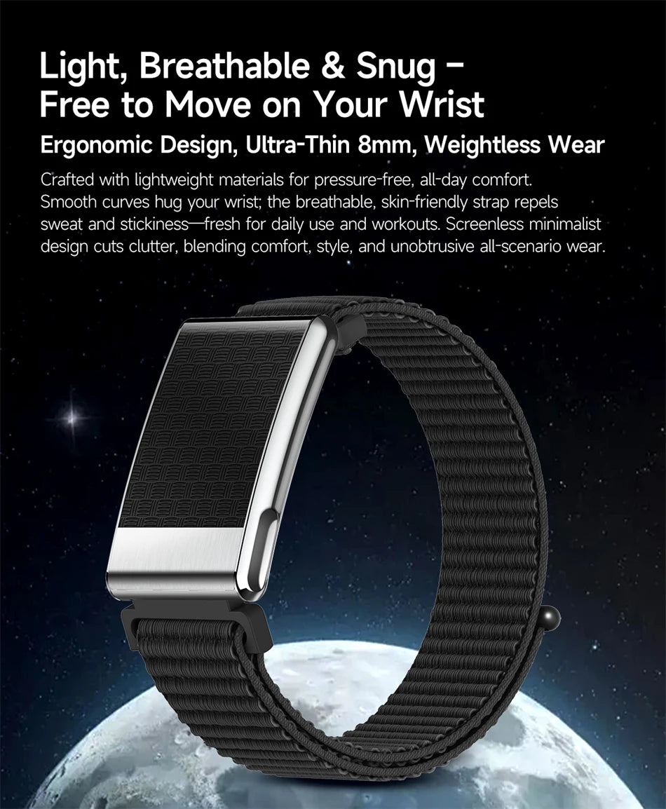 Pulsera Inteligente con ECG Monitor de Salud 2026