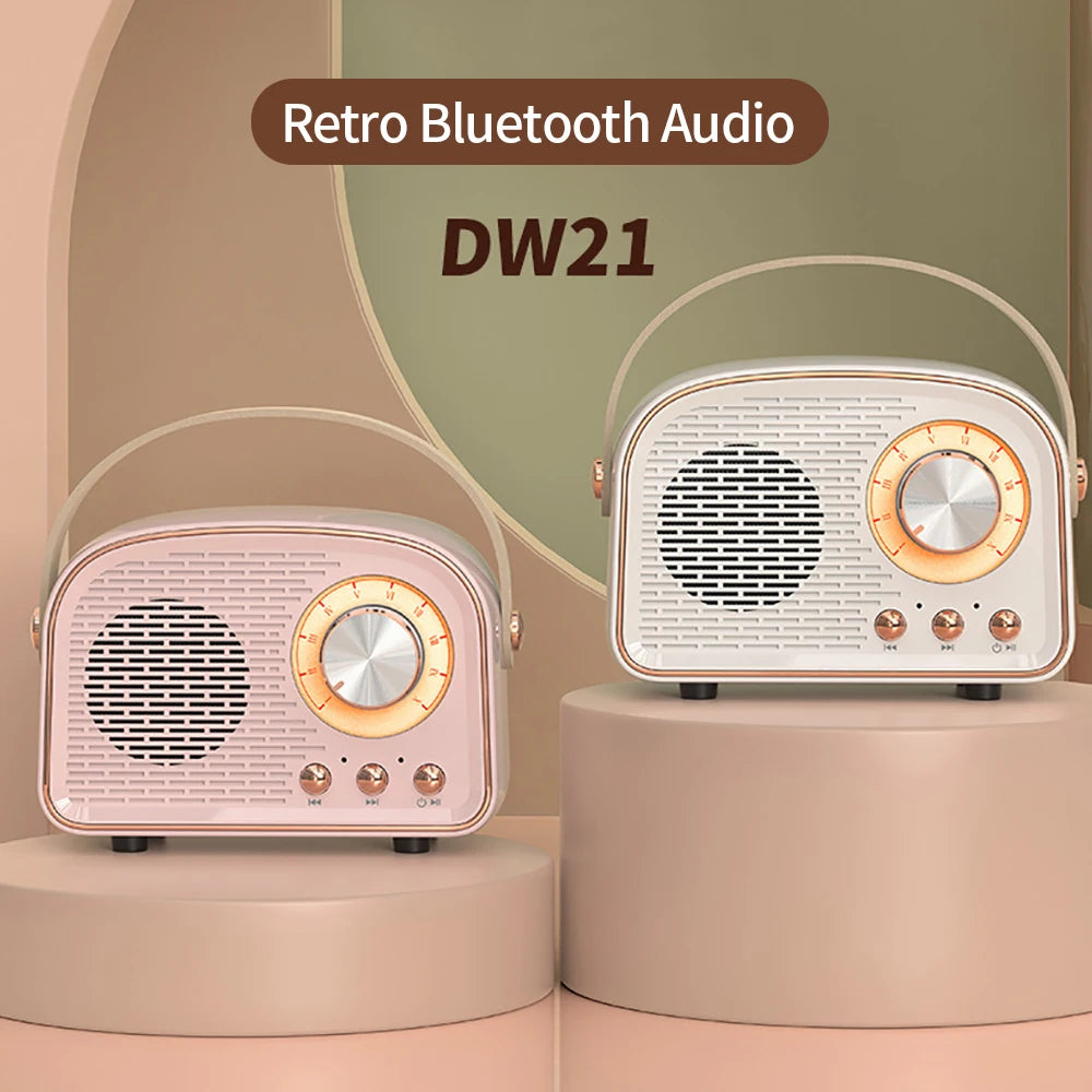 Retro Bluetooth Audio portátil inalámbrico Bluetooth Audio hogar al aire libre Mini altavoz