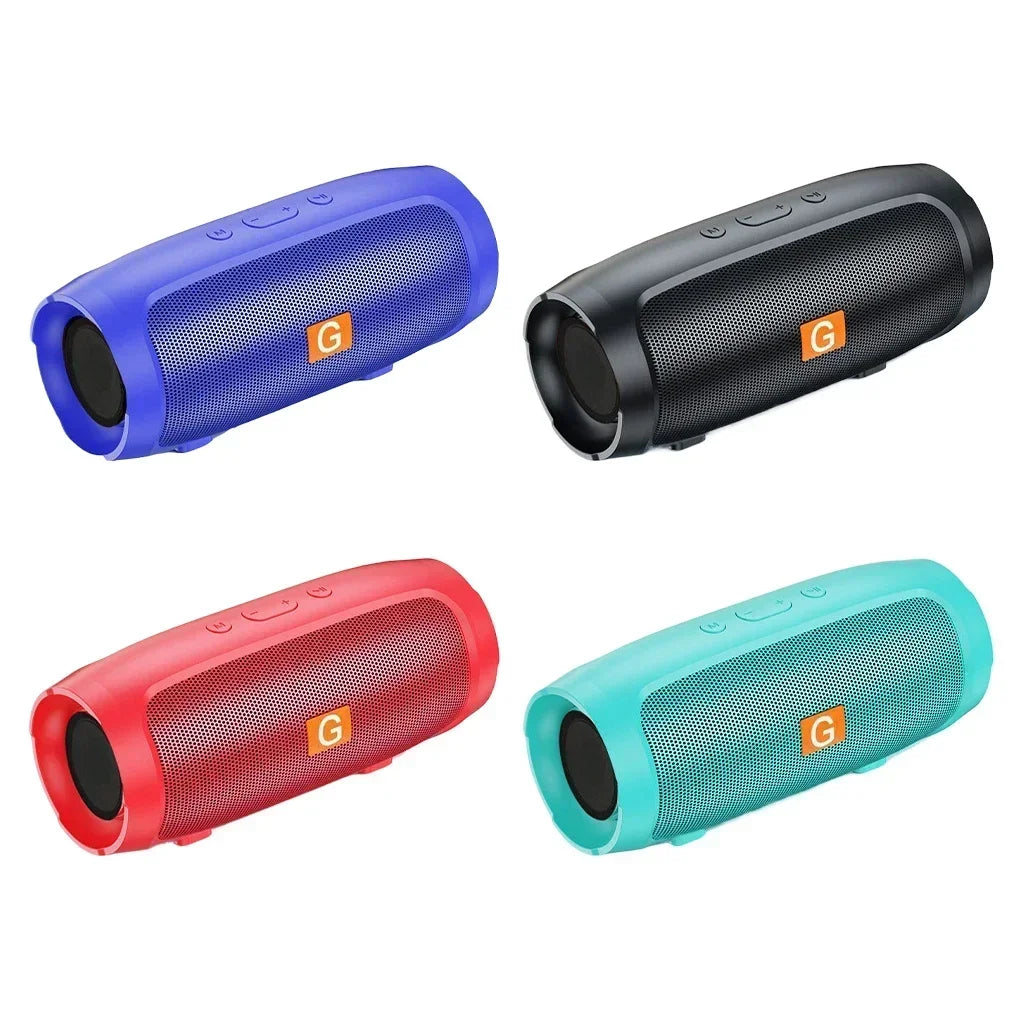 Altavoces Bluetooth J007 con subwoofer, altavoz envolvente estéreo para exteriores, resistente al agua, caja de sonido inalámbrica, compatible con Radio FM, tarjeta TF