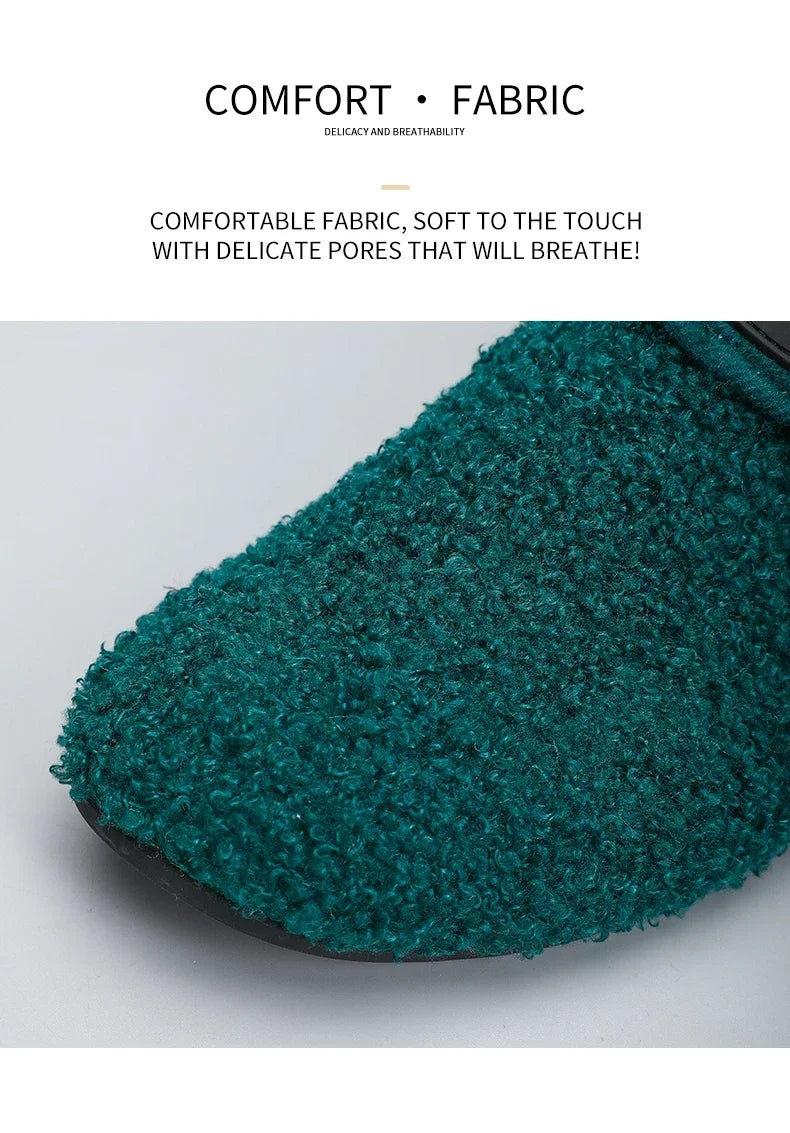 YRZL zapatos de algodón de invierno para hombre, zapatillas ligeras sin cordones cálidas, mocasines de algodón de felpa para dormitorio y hogar, zapatos cálidos de invierno para hombre