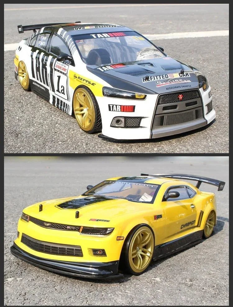 1:10 4wd 70 km/h Rc Drift Car ruedas a la deriva anticolisión todoterreno coches de carreras Rc todoterreno 4 × 4 juguetes Rc Drift Car de gran velocidad