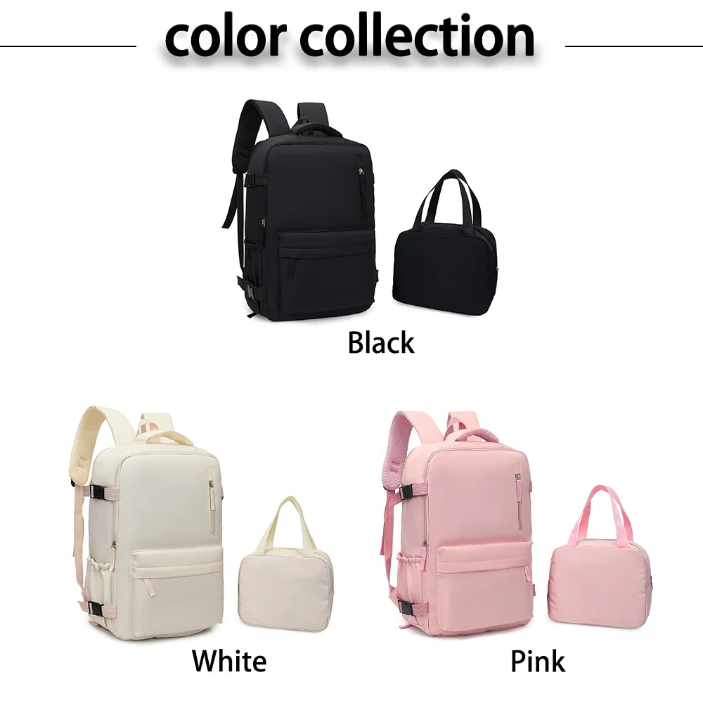 Set 2 Piezas: Mochila de Viaje 180° y Bolsa de Aseo