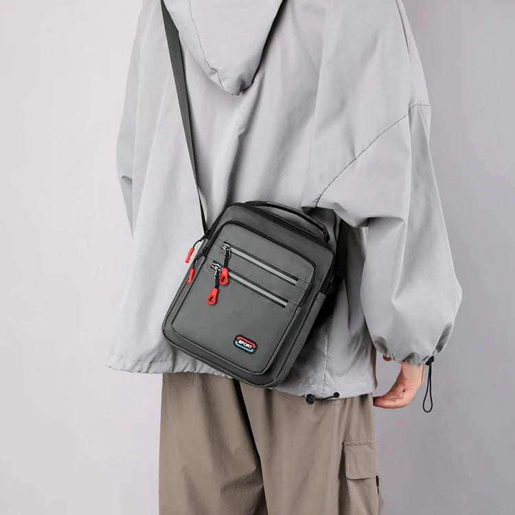 Bolso bandolera de negocios para hombre, bolso de hombro de oficina y ocio, para papá y marido (regalo de aniversario)