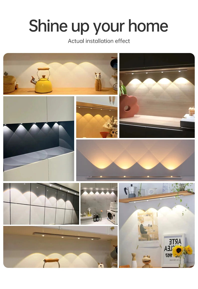 Luz LED Nocturna Regulable con Sensor para Armario
