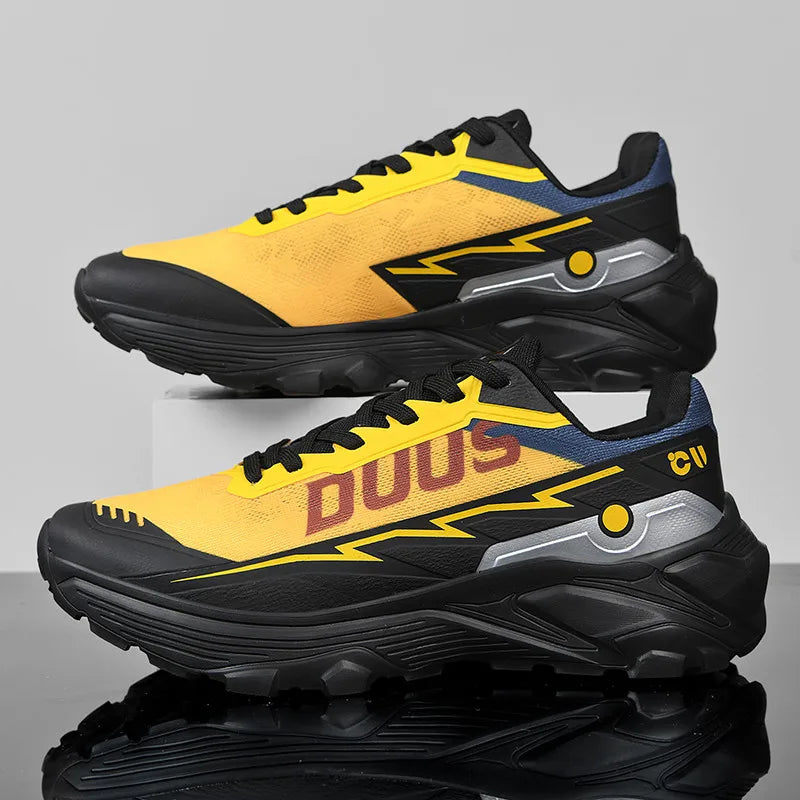Zapatillas deportivas para hombre antideslizantes y transpirables suela gruesa
