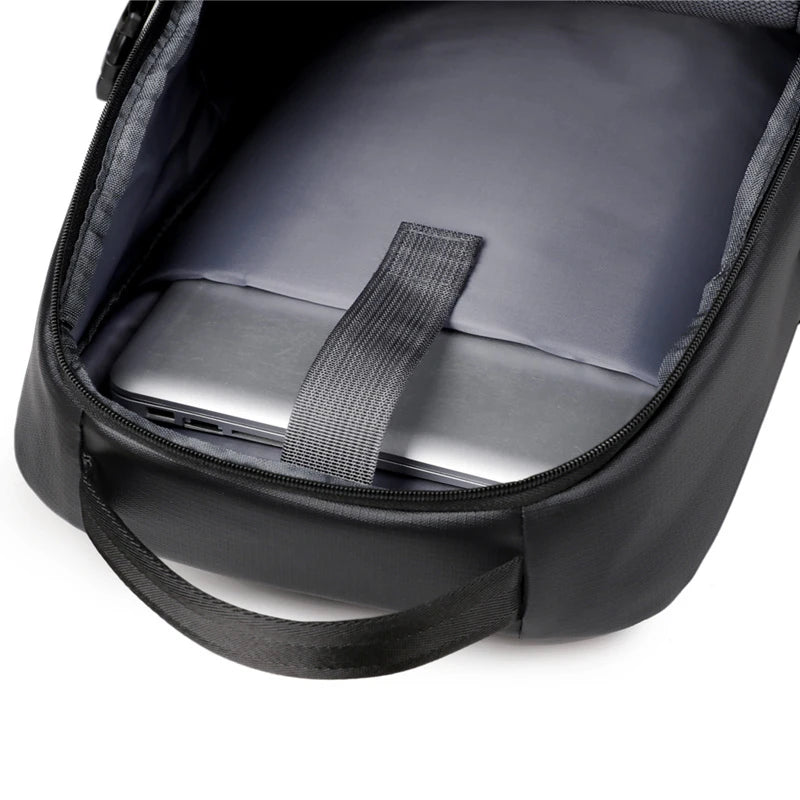 Mochila de negocios, mochila para portátil, bolsa de viaje, negra, gran capacidad, adecuada para diferentes escenarios