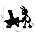 Portarrollos de Papel Higiénico con Forma de Hormiga Impreso en 3D, Bonito y Sencillo Portarrollos de Papel con Diseño de Animal