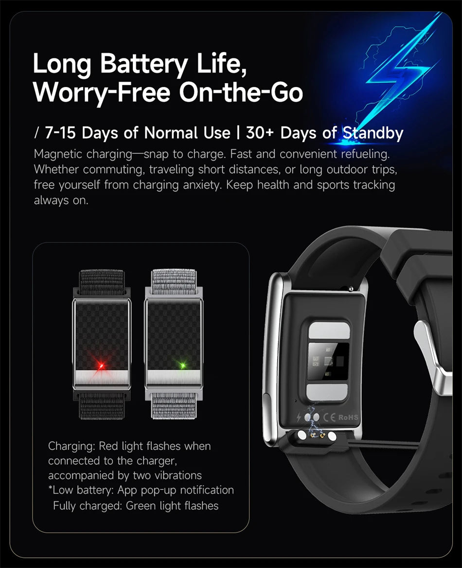 Pulsera Inteligente con ECG Monitor de Salud 2026