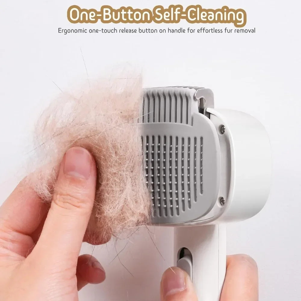 Cepillo Profesional para el Cuidado de Gatos, Herramienta para Eliminar el Pelo Suelto, para Gatos de Pelo Largo y Corto, Gatos de Interior, Gatitos, Conejos, Peine de Masaje