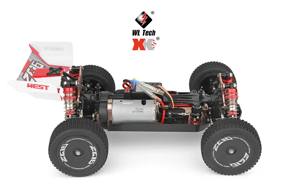 WLtoys 144001 144010   Coche teledirigido sin escobillas 1:14 2,4G 4WD eléctrico de alta velocidad todoterreno Control remoto coche de carreras de deriva 1/14 juguetes de regalo