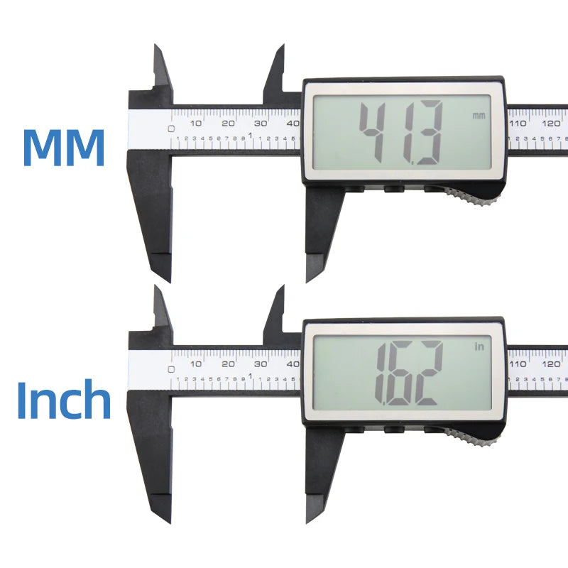 Calibrador de plástico pacômetro calibrador Digital regla electrónica Vernier calibre Digital herramienta de medición calibrador Digital micrómetro