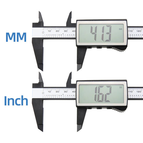 Calibrador de plástico pacômetro calibrador Digital regla electrónica Vernier calibre Digital herramienta de medición calibrador Digital micrómetro