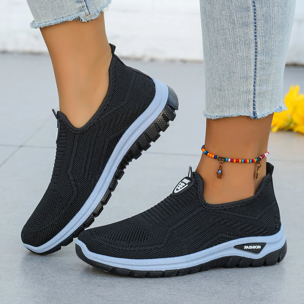 Zapatillas de Mujer Sin Cordones Tejido Transpirable