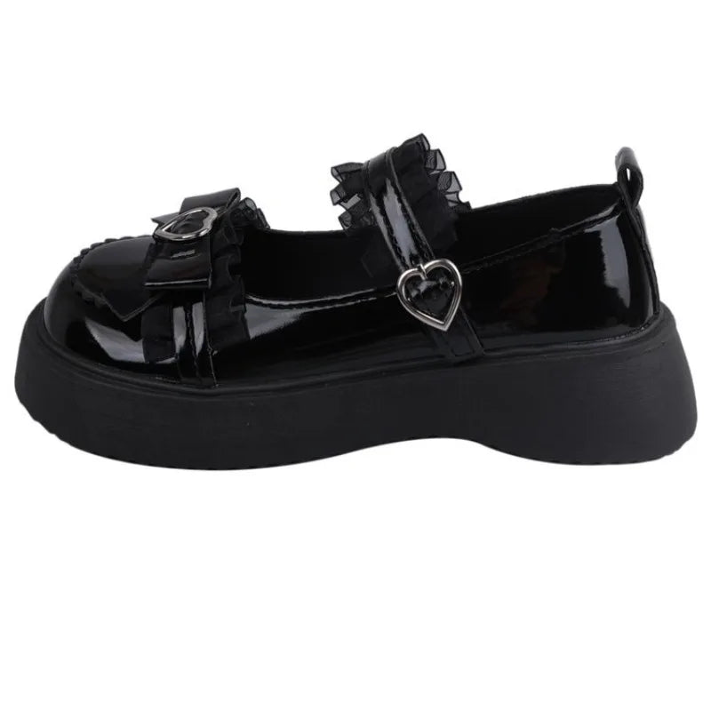 Zapatos Mary Jane con Plataforma y Hebilla para Mujer