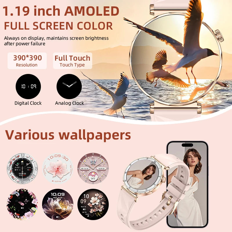 LIGE Reloj Inteligente Ultrafino 6.2mm Mujer