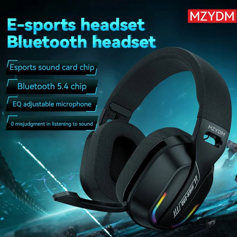 MZYDM Auriculares Intrauditivos Gaming Bluetooth 5.4