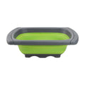 LMETJMA Colador plegable con asas extensibles Colador colador sobre el fregadero coladores de frutas y verduras coladores JT40