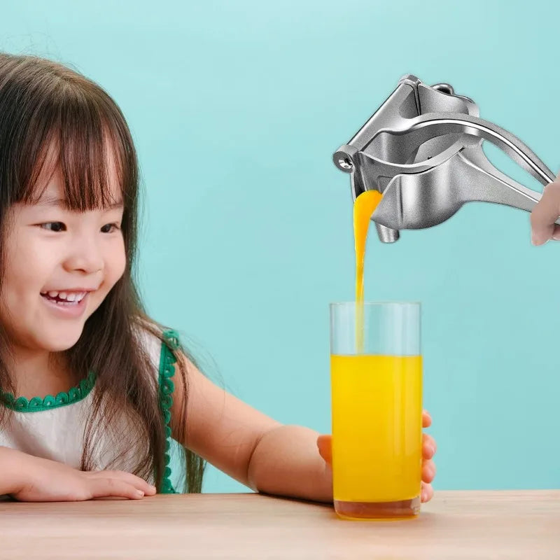 Exprimidor manual, exprimidor de jugo de fruta, herramienta extractora de exprimidor de cítricos resistente desmontable, exprimidor de aleación de metal de primera calidad