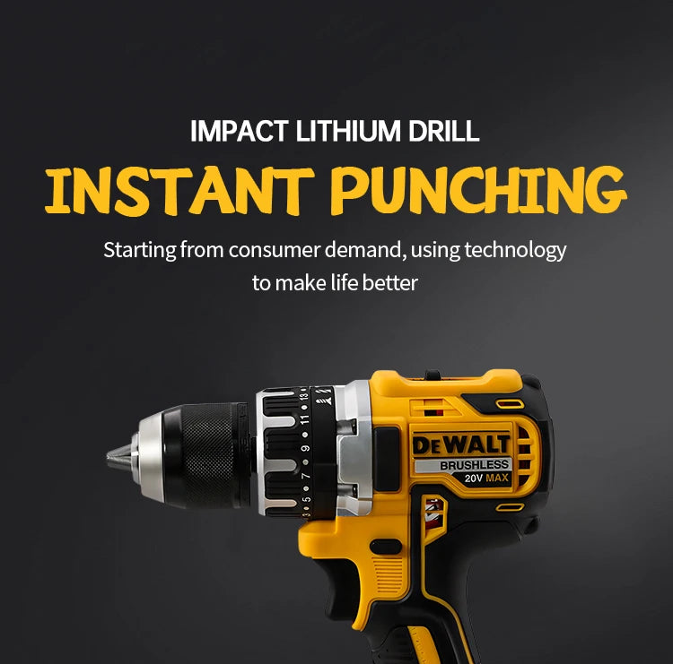 Taladro de Impacto Inalámbrico Dewalt DCD796 20V