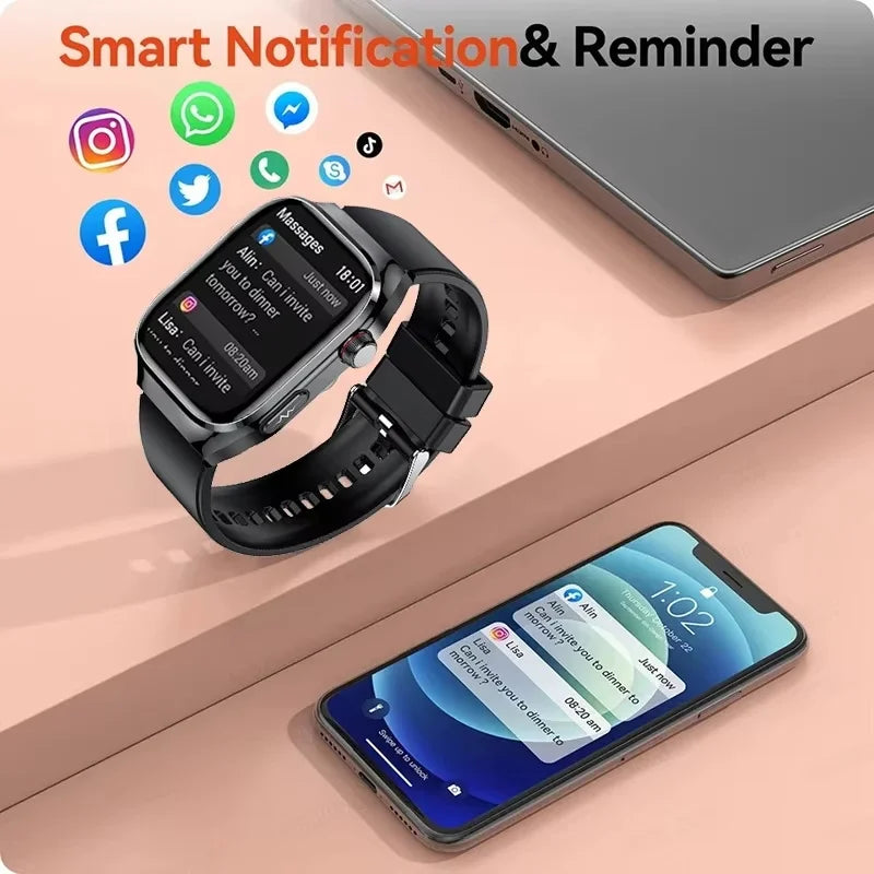 Reloj Inteligente Enfermería ECG+PPG Presión