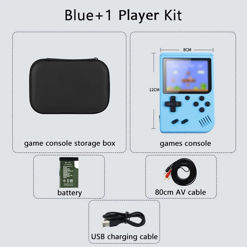 Consola de Juegos Portátil con 500+ Juegos, Emulador Retro, Conecta a TV