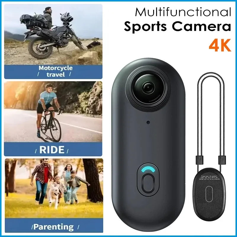 Cámara Deportiva 4K para Casco Moto y Bicicleta